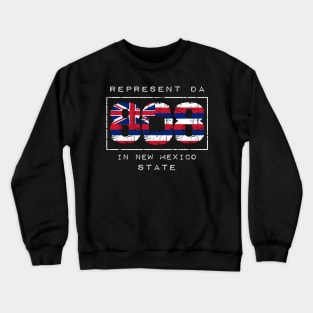 Rep Da 808 in New Mexico State by Hawaii Nei All Day Crewneck Sweatshirt